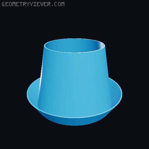 Parametric Slug Barrier Collar 3D model thumbnail