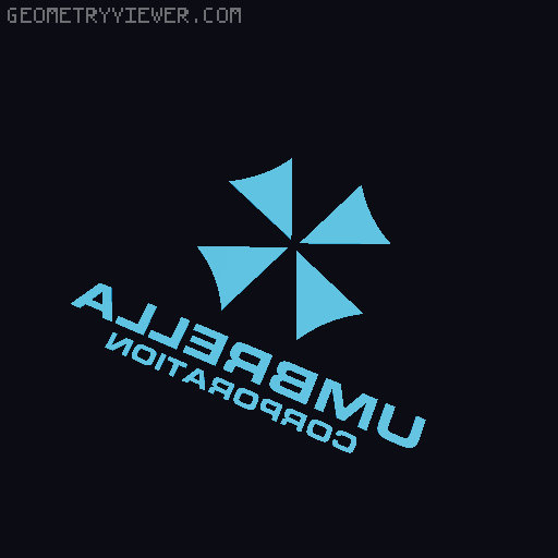 Umbrella Corporation Tool Box Multicolor and Multipart with Flipped Logo 3D model thumbnail
