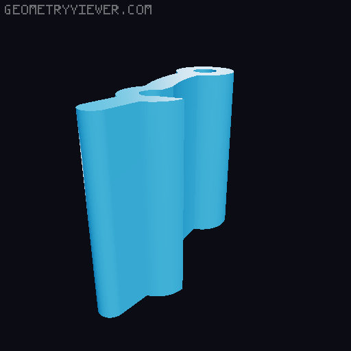 Simple filament swatch with storage 3D model thumbnail