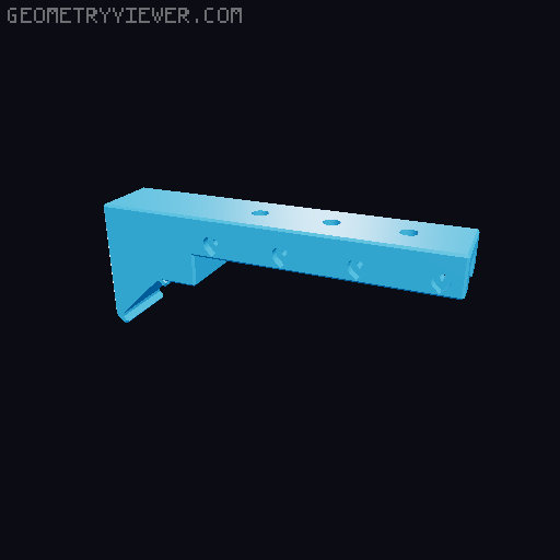 Core One L roof rack 3D model thumbnail