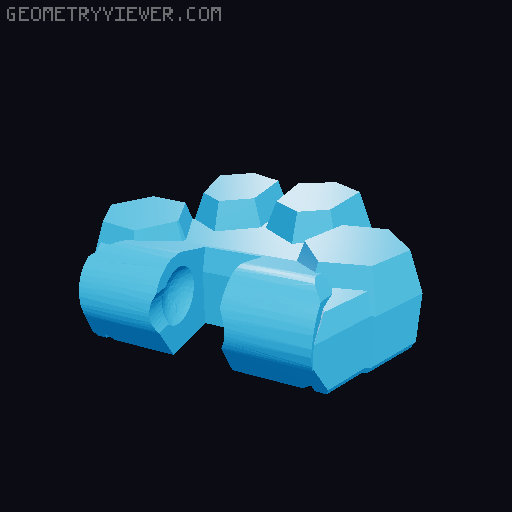 Dummy 13 angular paw 3D model thumbnail