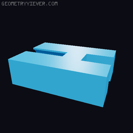 Protean double stack mag reciever 3D model thumbnail