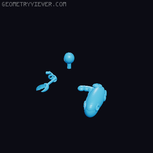 Zooble Action figure  3D model thumbnail