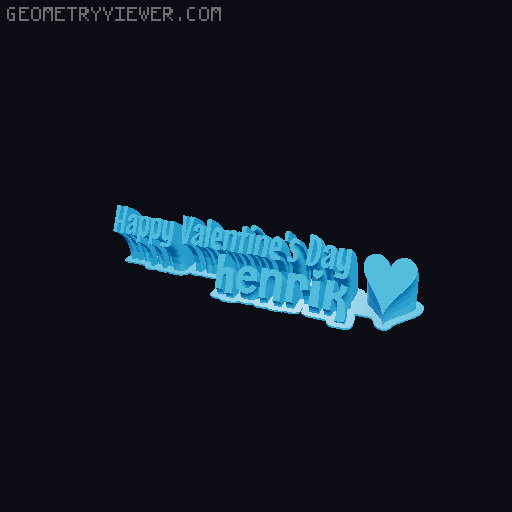 Happy Valentines Day... 3D model thumbnail