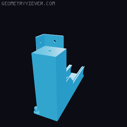 Pocket Doors for Lack Enclosure v2 3D model thumbnail