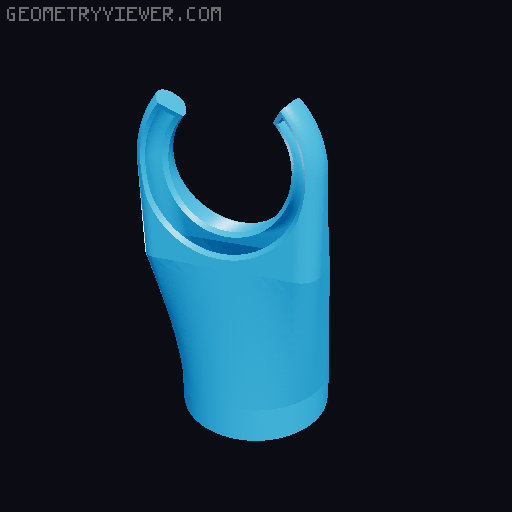 XTool F1 Ultra Exhaust Extensions 3D model thumbnail