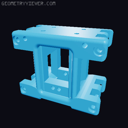 3d Printed RC Car (35kmh+) 3D model thumbnail