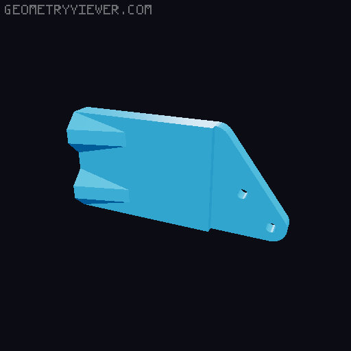 Ikea SKÅDIS Pax Adapter 3D model thumbnail