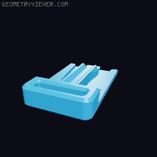 [REMIX] Side Release Buckle 3D model thumbnail