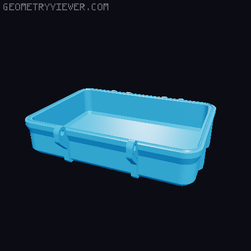 Rode Go 2 Rugged Storage Box 3D model thumbnail