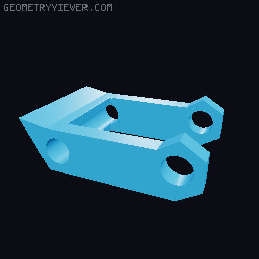GEPRC Pulsar LR 10 3D Printed Parts 3D model thumbnail
