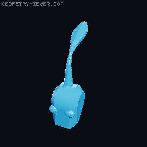 pikmin heads dummy 13 3D model thumbnail
