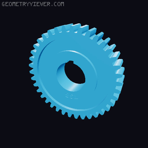 Myford Change Wheels 3D model thumbnail