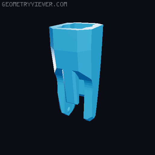 Mighty Morphin Dummy Rangers - Blue 3D model thumbnail
