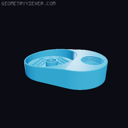 Draining Painting Pot 3D model thumbnail