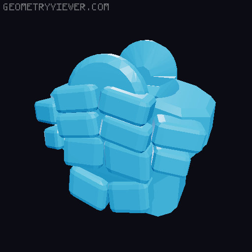 ripped dummy 13 3D model thumbnail