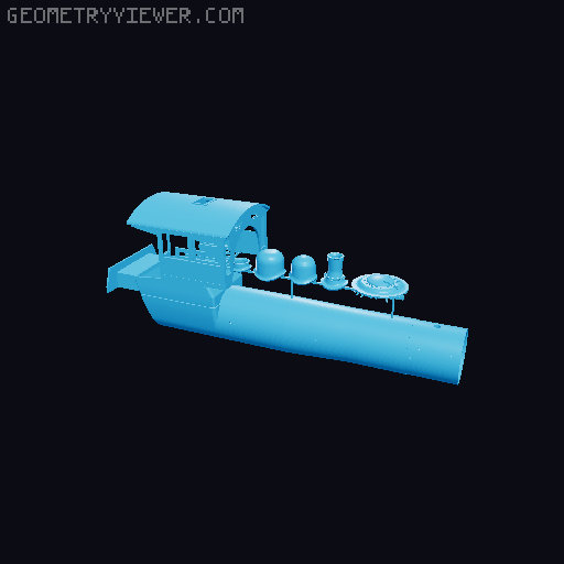 Savannah & Atlanta 750 Parts - HO scale 3D model thumbnail