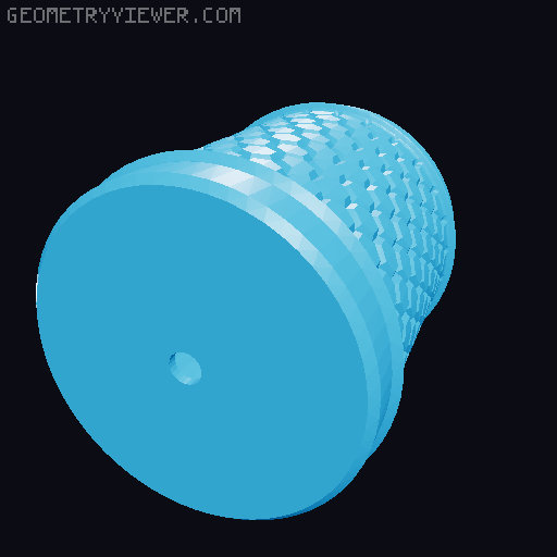 Succulent plant pot 3D model thumbnail