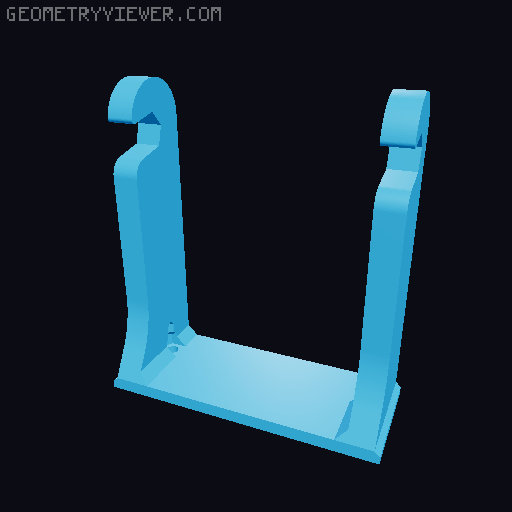 Spool Holder with Auto-Rewinder for up to 100mm Spools 3D model thumbnail