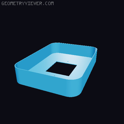 flush munt for unifi U7-IW 3D model thumbnail