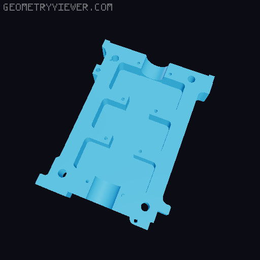 45% Scale Working V6 Engine 3D model thumbnail