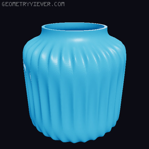 Fancy Pottery 3D model thumbnail