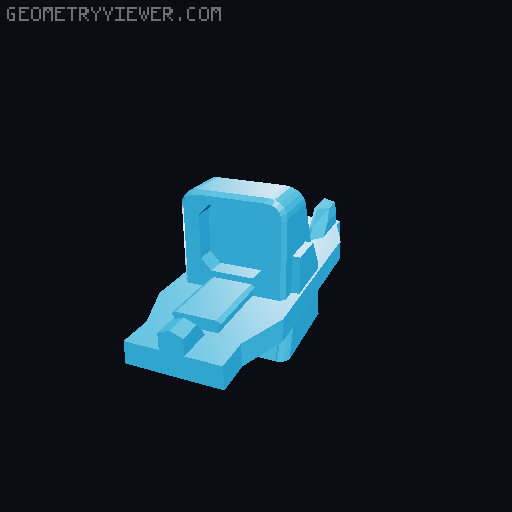 D13  Modular Gun   (Series first) 3D model thumbnail