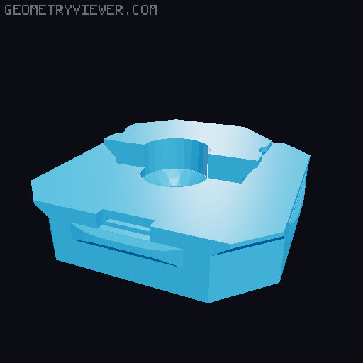 openConnect Wall Mounts for openGrid 3D model thumbnail