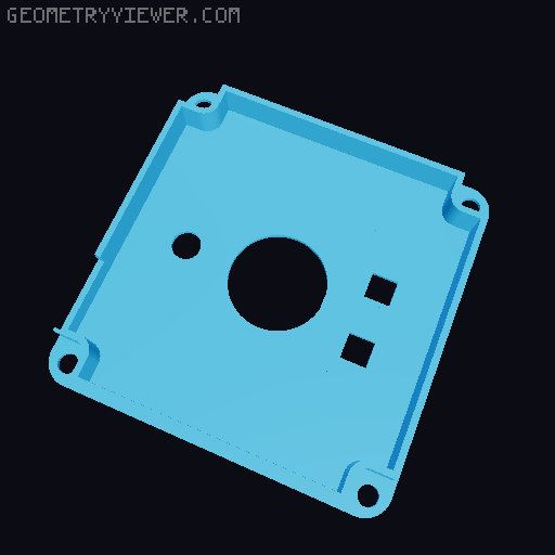 Tapo C100 Slim shell with GoPro mount 3D model thumbnail