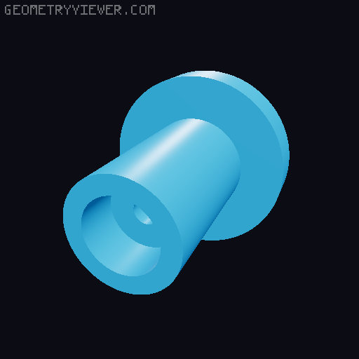 Lego lightsaber 3D model thumbnail