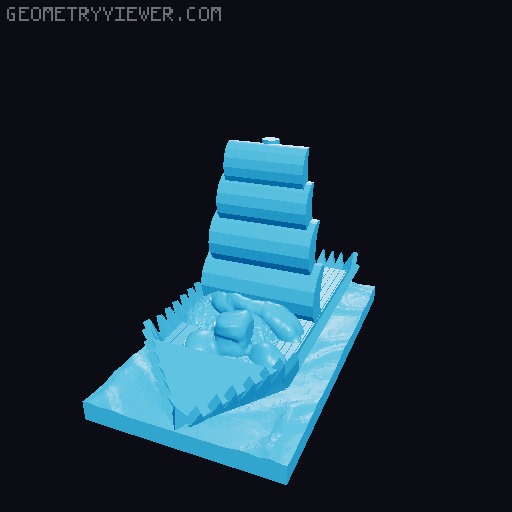 Orc or Goblinoid Fantasy Fleet 3D model thumbnail