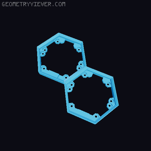 Hextraction Fancy Game Board Remix 3D model thumbnail