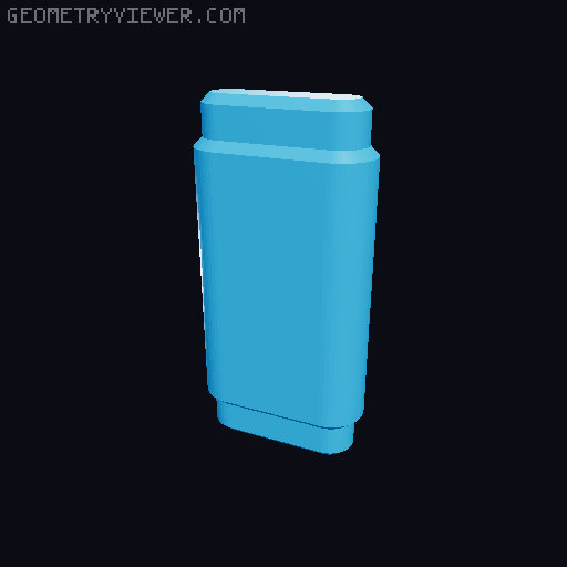 Modular Xbox Controller Stand 3D model thumbnail