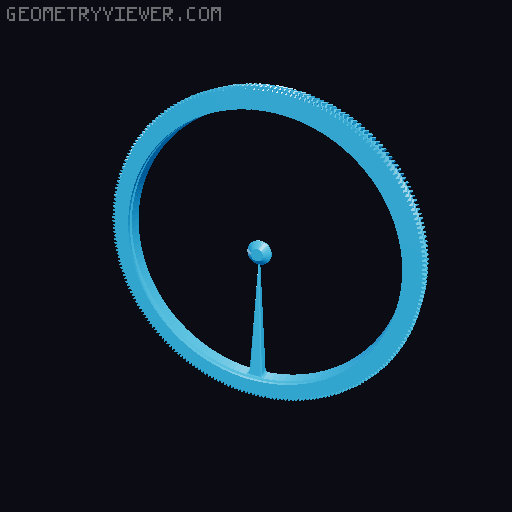 WiFi NTP-Synchronized Analog Clock (Holo Clock Remix) 3D model thumbnail