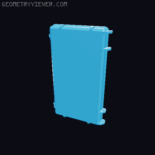 Backbone One Case 3D model thumbnail