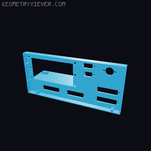 Amiga 3000 to Checkmate 1500 Kit 3D model thumbnail