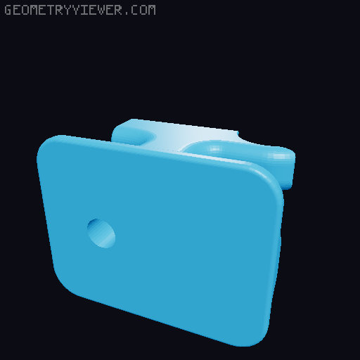 This is handle for Creality Raptor 3D scaner 3D model thumbnail