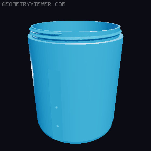 Hellfire Candy Jar 3D model thumbnail