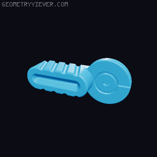 Cyma Airsoft AR47/SR47 Primary Fire Selector Lever 3D model thumbnail