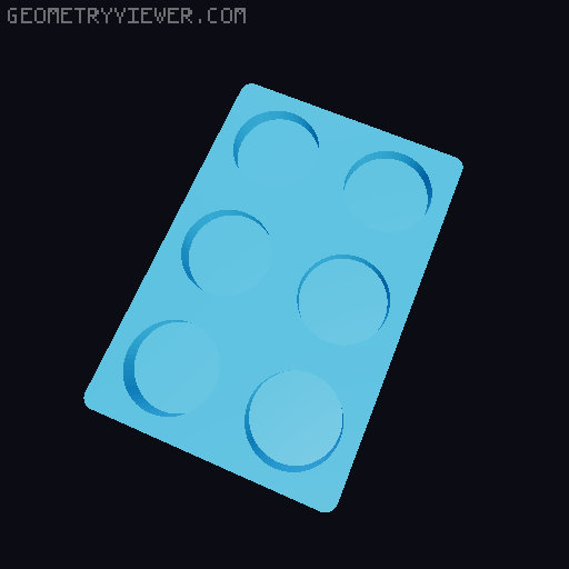 Gridfinity NUUN Tube Storage 3D model thumbnail