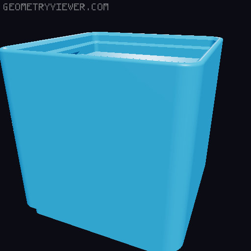 separate files for Rugged Metric Bolts Box 3D model thumbnail