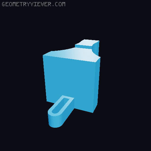 Machine Gun Jetpack for 13s 3D model thumbnail