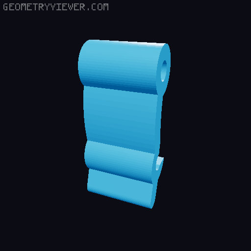 75mm/3inch Angle Grinder Disc Box 3D model thumbnail