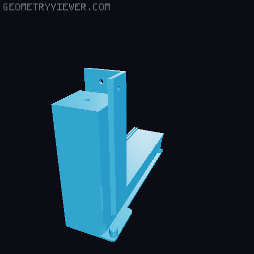 Pocket Doors for Lack Enclosure v2 3D model thumbnail
