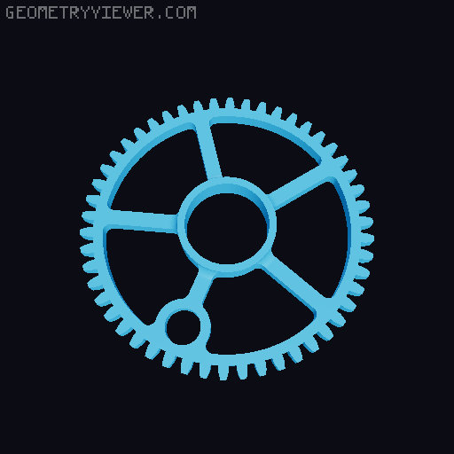 Handloaded Flying Tourbillon 3D model thumbnail