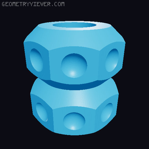 Lanyard Beads (25 types) 3D model thumbnail