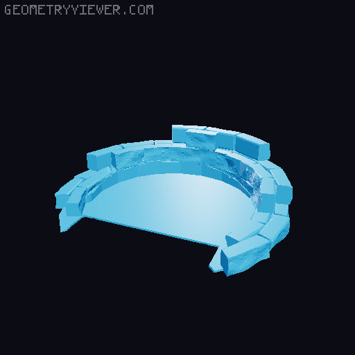 Forge Dice Tower 3D model thumbnail