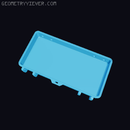 Case for radiation detector 3D model thumbnail