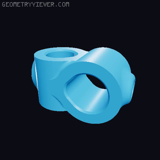 Modular holder system (3rd hand / lab stand) 3D model thumbnail