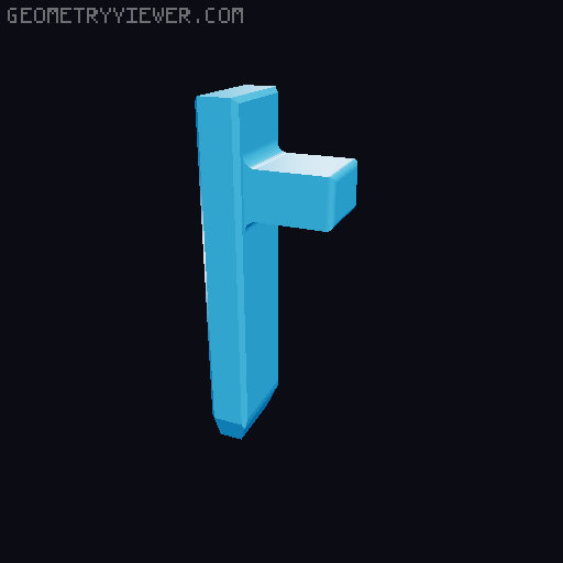 Door-Lock | Türriegel 3D model thumbnail